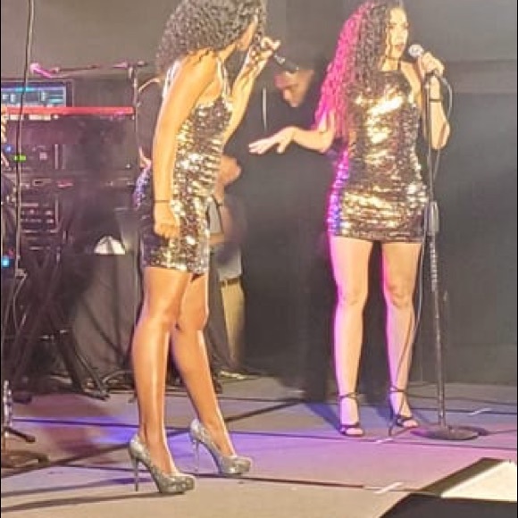 Lulu’s LEOPARD PRINT SEQUIN BODYCON MINI DRESS💃🏿 - Picture 6 of 8